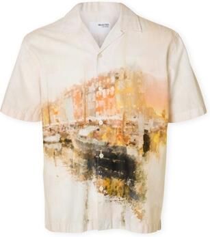 Selected Homme Relaxed fit vrijetijdsoverhemd van puur katoen