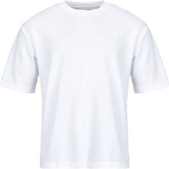 SELECTED MEN Heren Polo's & T-shirts Slhlooseoscar Ss O-neck Tee Noos Wit - Foto 8