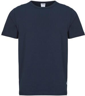 Selected Homme Blauwe Seersucker T-shirt voor heren Blue Heren
