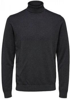SELECTED HOMME Heren Truien & Vesten Slhberg Roll Neck Noos Grijs