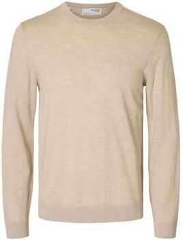 Selected Homme Gebreide pullover met ribboorden model 'TRAY'