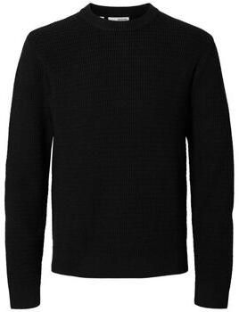 Selected Homme Gebreide pullover met ribboorden