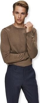 Selected Homme Regular fit gebreide pullover van puur katoen model 'BERG' - Foto 1