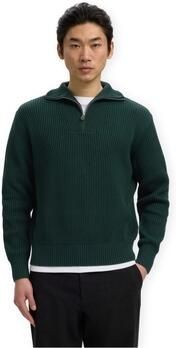 SELECTED MEN Heren Truien & Vesten Slmdry Ls Knit Half Zip Donkergroen - Foto 8