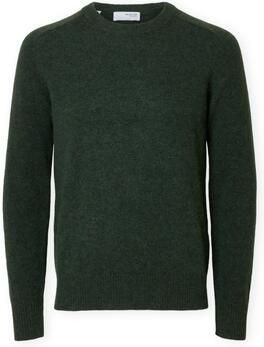Selected Homme Regular fit gebreide pullover met mix van alpaca en wol model 'RAI'