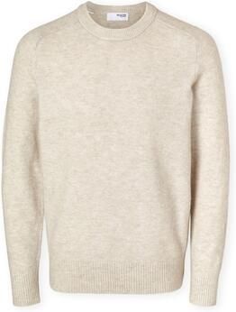 Selected Homme Regular fit gebreide pullover met mix van alpaca en wol model 'RAI' - Foto 5
