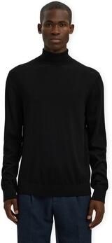 SELECTED HOMME Heren Truien & Vesten Slhtray Ls Knit Merino Roll Neck Zwart - Foto 5