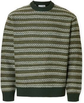 Selected Trui Revy Knit Deep Forest Dried Herb