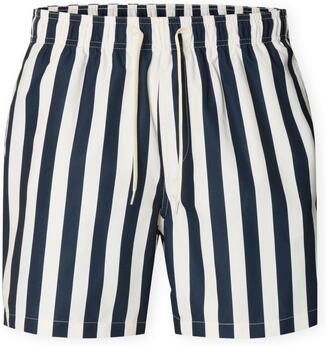 Selected Zwembroek Dane-Aop Swim Shorts Sky Captain Egret