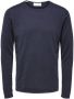 Selected Homme Basis Crewneck Sweatshirts en Hoodies Blue Heren - Thumbnail 1
