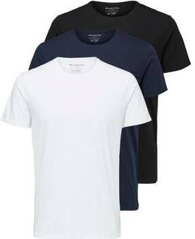 Selected T-shirt Korte Mouw Lots de 3 T-shirts manches courtes Col rond Newpima