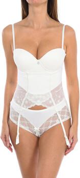 Selene Bustier met jarretel CLAIRE-MARFIL