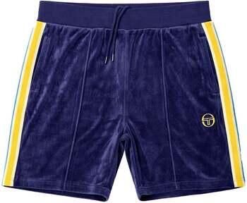 Sergio Tacchini Korte Broek Monte Velour Shorts Maritime Blue Mango Mint