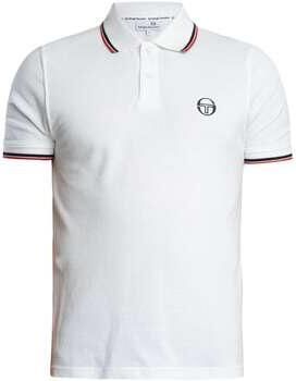 Sergio Tacchini Polo Shirt Korte Mouw 020 Gestreepte Kraag Poloshirt