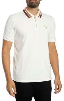 Sergio Tacchini Polo Shirt Korte Mouw Mahony Velours 1 4 Zip Poloshirt