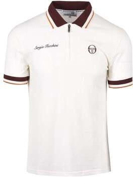 Sergio Tacchini Polo Shirt Korte Mouw Nanto Half Zip Polo Shirt Gardenia
