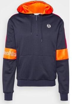 Sergio Tacchini Logo Cross Hoodie Blauw Blue Heren