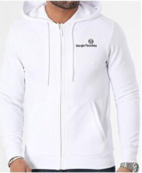Sergio Tacchini Stoere Hoodie met Rits Wit White Heren