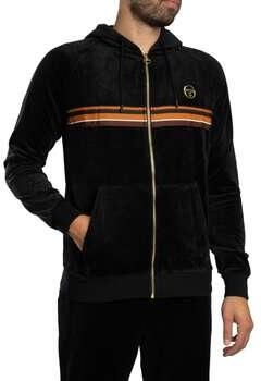 Sergio Tacchini Sweater Albi Velour Zip Hoodie Track Top Black Gold - Foto 2