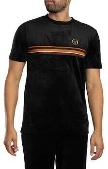 Sergio Tacchini T-shirt Korte Mouw Ayme Velour T-Shirt Black Gold - Foto 2