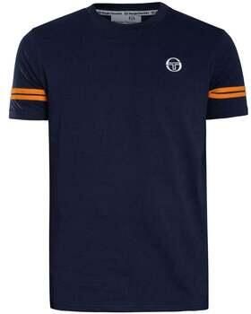 Sergio Tacchini T-shirt Korte Mouw Grello T-Shirt Maritime Blue Orange Pepper