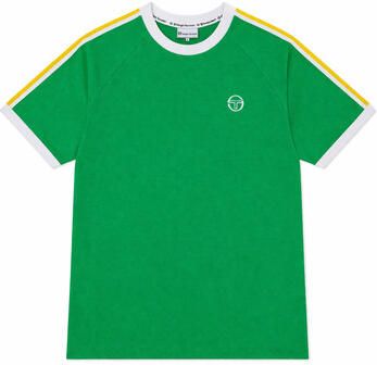 Sergio Tacchini T-shirt Korte Mouw Pino Ringer T-Shirt Fern Green White