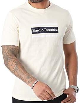 Sergio Tacchini Witte Katoenen TShirt Lared White Heren