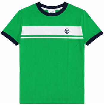Sergio Tacchini T-shirt Master T-Shirt Fern Green White Maritime Blue