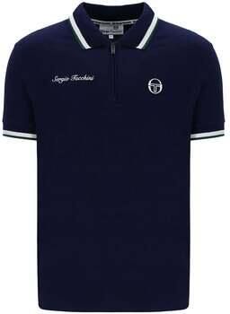 Sergio Tacchini T-shirt Nanto Half Zip Polo Shirt Maritime Blue