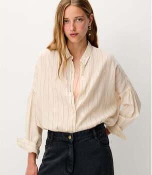 Sessun Overhemd Botan Camisa Sandblack