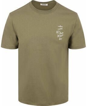 Shiwi T-shirt Korte Mouw T-Shirt Liam Sip by Sip Groen