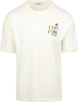 Shiwi T-shirt T-Shirt Finn Sketched Flowers Off White