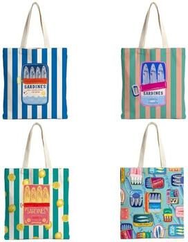 Signes Grimalt Boodschappentas Sardientjes-Totebag