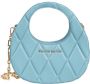 Silvian Heach Handgemaakte Leren Schoudertas Blauw Dames - Thumbnail 1