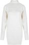 Silvian Heach Gebloemde Midi Jurk met Delicate Kraag White Dames - Thumbnail 1