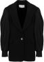Silvian Heach Single-breasted oversized jacket Zwart Dames - Thumbnail 1