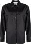 Silvian Heach Oversized shirt with asymmetrical bottom Zwart Dames - Thumbnail 1