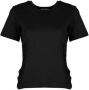 Silvian Heach Aansluitend T-Shirt met Ronde Hals Black Dames - Thumbnail 1