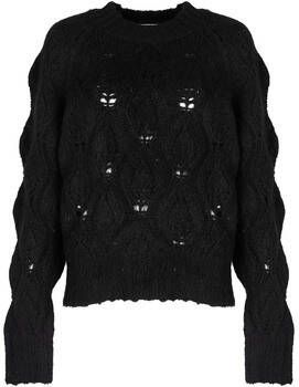 Silvian Heach Ronde hals gebreide kleding Black Dames