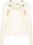 Silvian Heach Dames Ronde Hals Trui Beige Dames - Thumbnail 1