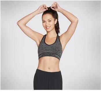 Skechers goknit sportbh grijs dames - Foto 2