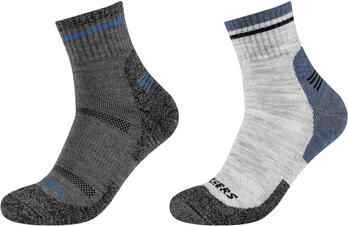 Skechers Sportsokken 2PPK Men Trail Wool Quarter Socks