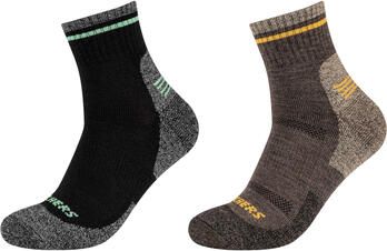 Skechers Sportsokken 2PPK Men Trail Wool Quarter Socks