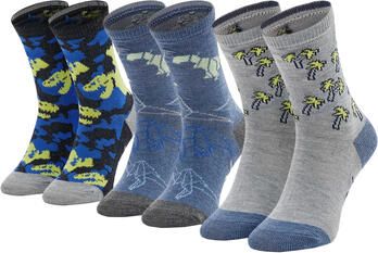 Skechers Sportsokken 3PPK Boys Casual Glow In The Dark Socks
