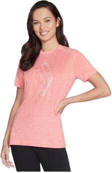 Skechers diamond blissful hardloopshirt roze dames - Foto 2