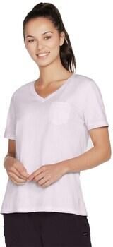 Skechers T-shirt Korte Mouw Diamond Wash Hatha V