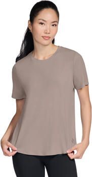 Skechers T-shirt Korte Mouw Luxe Rib Tee