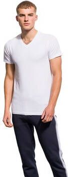 Skinni Fit T-shirt Korte Mouw T-shirt col V Feel Good