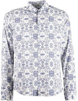 Sl56 Overhemd Lange Mouw Camicia Colletto Cotone