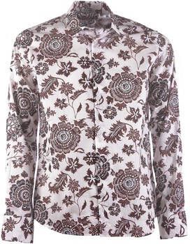 Sl56 Overhemd Lange Mouw Camicia S.L.56 Camicia Como Ink Fantasia